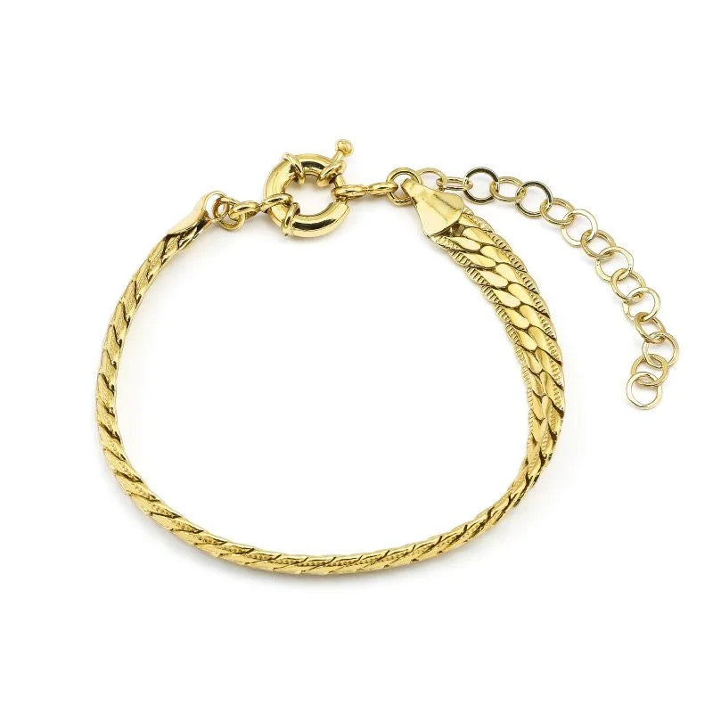 Pulseira Grumet Detalhada 6mm